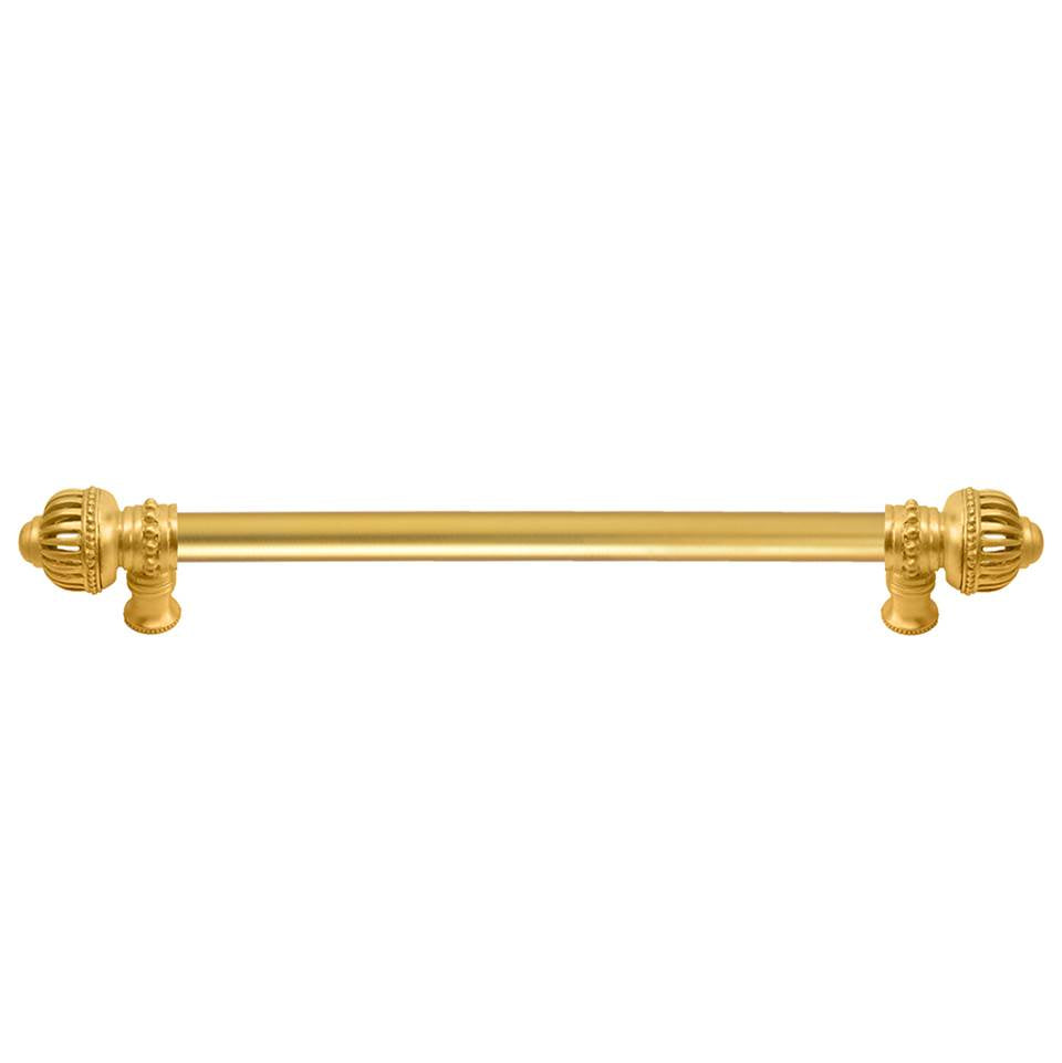 Carpe Diem Hardware - Cricket Cage 18'' O.C. (Approximately) With 5/8'' Smooth Center Long Pull Large Finial In Gilded Mercury. - Gilded Mercury