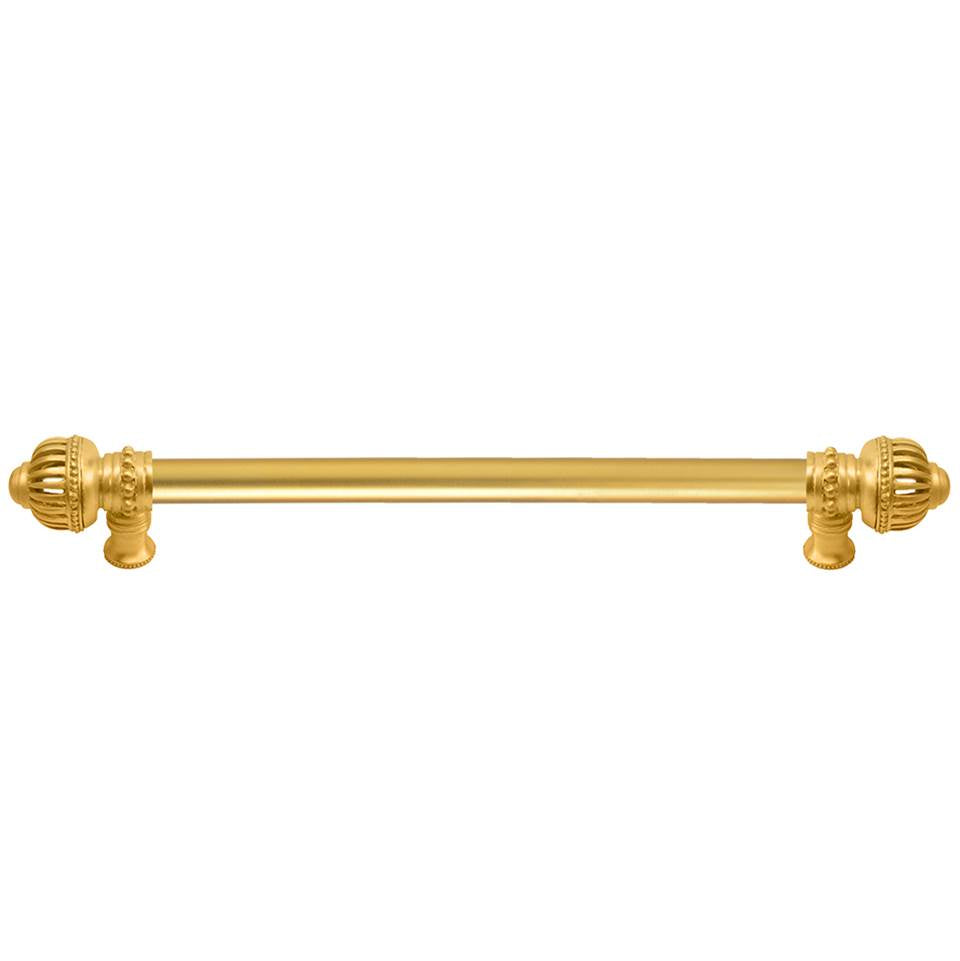Carpe Diem Hardware - Cricket Cage 22'' O.C. (Approximately) With 5/8'' Smooth Center Long Pull Large Finial In Gilded Mercury. - Gilded Mercury