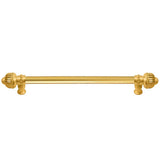 Carpe Diem Hardware - Cricket Cage 22'' O.C. (Approximately) With 5/8'' Smooth Center Long Pull Large Finial In Gilded Mercury. - Gilded Mercury