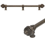 Carpe Diem Hardware - Cricket Cage 12'' O.C. Approx w/ 5/8'' Smooth Center Long Pull Large Finial w/ Center Brace - Chalice