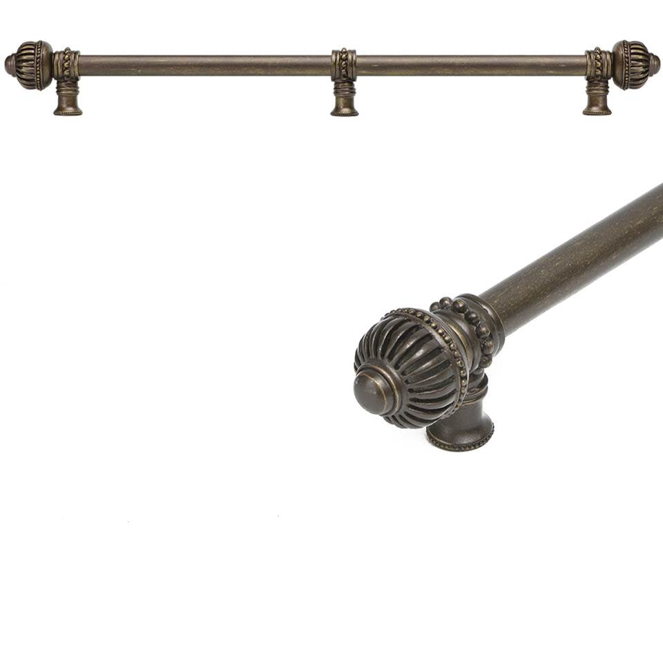 Carpe Diem Hardware - Cricket Cage 22'' O.C. Approx w/ 5/8'' Smooth Center Long Pull Large Finial w/ Center Brace - Chalice