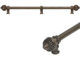 Carpe Diem Hardware - Cricket Cage 22'' O.C. Approx w/ 5/8'' Smooth Center Long Pull Large Finial w/ Center Brace - Chalice