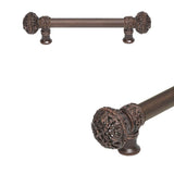 Carpe Diem Hardware - Juliane Grace 6'' O.C. (Approximately) With 5/8'' Smooth Center Long Pull Large Finial - Oil Rubbed Bronze