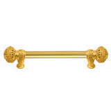 Carpe Diem Hardware - Juliane Grace 6'' O.C. (Approximately) With 5/8'' Smooth Center Long Pull Large Finial In Gilded Mercury. - Gilded Mercury