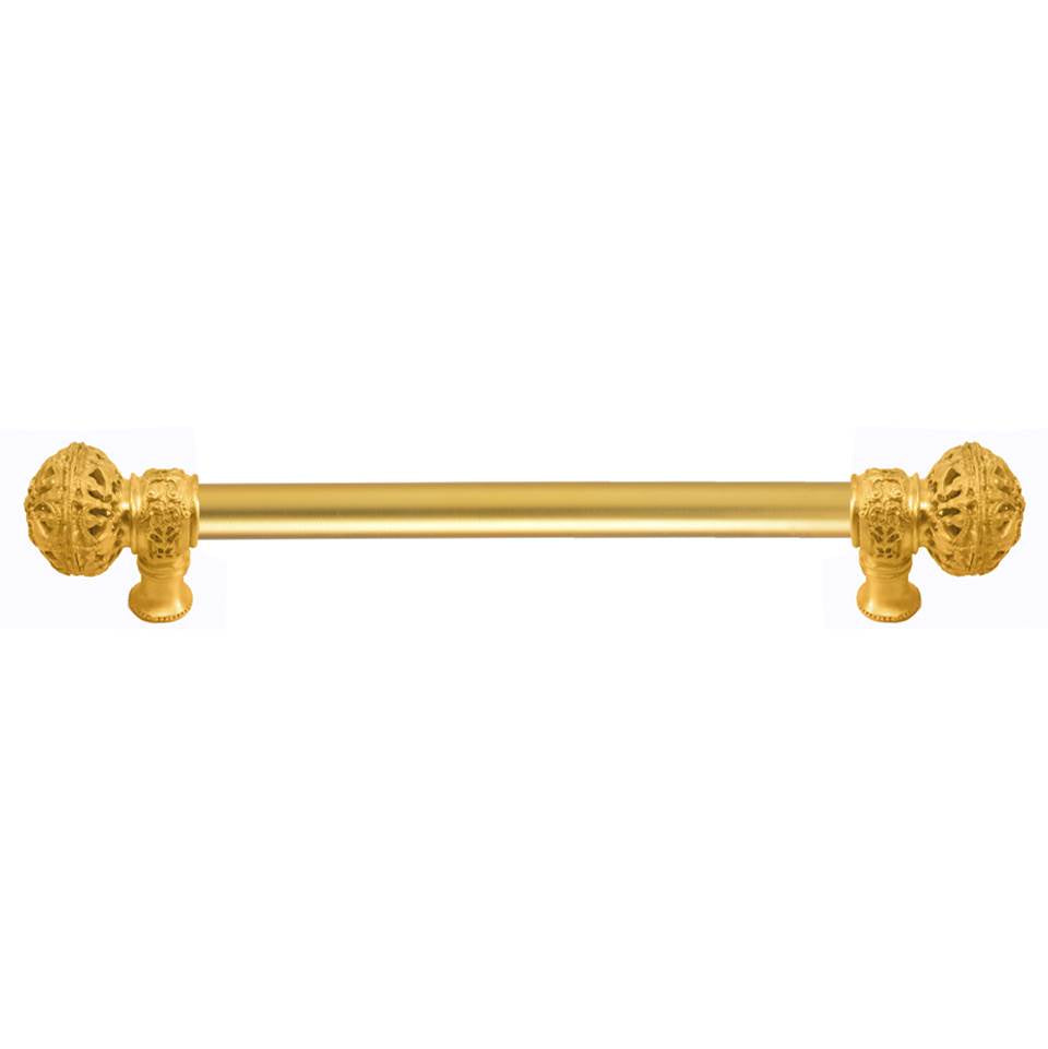 Carpe Diem Hardware - Juliane Grace 9'' O.C. (Approximately) With 5/8'' Smooth Center Long Pull Large Finial In Gilded Mercury. - Gilded Mercury