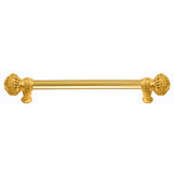 Carpe Diem Hardware - Juliane Grace 9'' O.C. (Approximately) With 5/8'' Smooth Center Long Pull Large Finial In Gilded Mercury. - Gilded Mercury