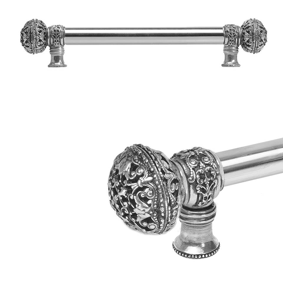 Carpe Diem Hardware - Juliane Grace 9'' O.C. (Approximately) With 5/8'' Smooth Center Long Pull Large Finial In Chalice. - Chalice