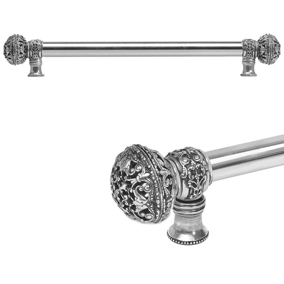 Carpe Diem Hardware - Juliane Grace 12'' O.C. (Approximately) With 5/8'' Smooth Center Long Pull Large Finial In Chalice. - Chalice