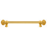 Carpe Diem Hardware - Juliane Grace 12'' O.C. (Approximately) With 5/8'' Reeded Center Long Pull Large Finial In Gilded Mercury. - Gilded Mercury