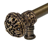 Juliane Grace 18'' O.C. Approx w/ 5/8'' Smooth Center Long Pull Large Finial
