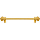 Carpe Diem Hardware - Juliane Grace 18'' O.C. (Approximately) With 5/8'' Smooth Center Long Pull Large Finial In Gilded Mercury. - Gilded Mercury