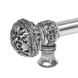Juliane Grace 18'' O.C. Approx w/ 5/8'' Smooth Center Long Pull Large Finial