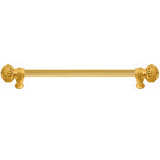 Carpe Diem Hardware - Juliane Grace 18'' O.C. (Approximately) With 5/8'' Reeded Center Long Pull Large Finial In Gilded Mercury. - Gilded Mercury