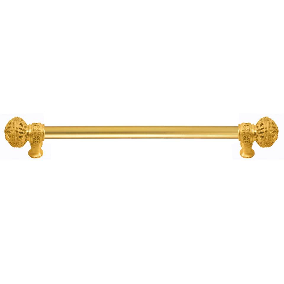 Carpe Diem Hardware - Juliane Grace 22'' O.C. (Approximately) With 5/8'' Smooth Center Long Pull Large Finial In Gilded Mercury. - Gilded Mercury