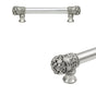Carpe Diem Hardware - Juliane Grace 6'' O.C. Approx w/ 5/8'' Smooth Center Long Pull Small Finial - Soft Gold