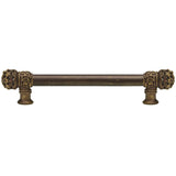 Carpe Diem Hardware - Juliane Grace 9'' O.C. (Approximately) With 5/8'' Smooth Center Long Pull Small Finial In Antique Brass. - Antique Brass
