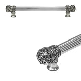 Carpe Diem Hardware - Juliane Grace 9'' O.C. (Approximately) With 5/8'' Reeded Center Long Pull Small Finial In Chalice. - Chalice