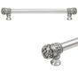 Carpe Diem Hardware - Juliane Grace 12'' O.C. Approx w/ 5/8'' Smooth Center Long Pull Small Finial - Soft Gold