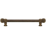 Carpe Diem Hardware - Juliane Grace 12'' O.C. (Approximately) With 5/8'' Smooth Center Long Pull Small Finial In Antique Brass. - Antique Brass