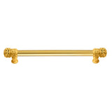 Carpe Diem Hardware - Juliane Grace 12'' O.C. (Approximately) With 5/8'' Smooth Center Long Pull Small Finial In Gilded Mercury. - Gilded Mercury
