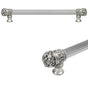 Carpe Diem Hardware - Juliane Grace 12'' O.C. Approx w/ 5/8'' Reeded Center Long Pull Small Finial - Soft Gold