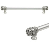 Carpe Diem Hardware - Juliane Grace 18'' O.C Approx w/ 5/8'' Smooth Center Long Pull Small Finial - Soft Gold