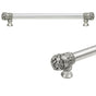 Carpe Diem Hardware - Juliane Grace 18'' O.C Approx w/ 5/8'' Smooth Center Long Pull Small Finial - Soft Gold