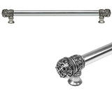 Carpe Diem Hardware - Juliane Grace 18'' O.C. (Approximately) With 5/8'' Smooth Center Long Pull Small Finial In Chalice. - Chalice