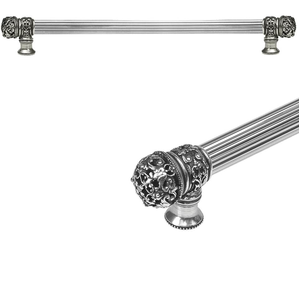 Carpe Diem Hardware - Juliane Grace 18'' O.C. (Approximately) With 5/8'' Reeded Center Long Pull Small Finial In Chalice. - Chalice