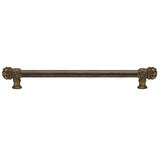 Carpe Diem Hardware - Juliane Grace 22'' O.C. (Approximately) With 5/8'' Smooth Center Long Pull Small Finial In Antique Brass. - Antique Brass