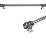 Carpe Diem Hardware - Juliane Grace 22'' O.C. (Approximately) With 5/8'' Smooth Center Long Pull Small Finial In Chalice. - Chalice