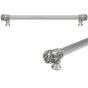 Carpe Diem Hardware - Juliane Grace 22'' O.C. Approx w/ 5/8'' Reeded Center Long Pull Small Finial - Soft Gold