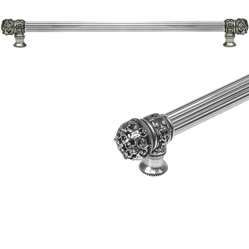 Carpe Diem Hardware - Juliane Grace 22'' O.C. (Approximately) With 5/8'' Reeded Center Long Pull Small Finial In Chalice. - Chalice