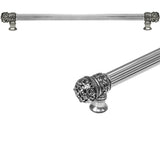Carpe Diem Hardware - Juliane Grace 22'' O.C. (Approximately) With 5/8'' Reeded Center Long Pull Small Finial In Chalice. - Chalice