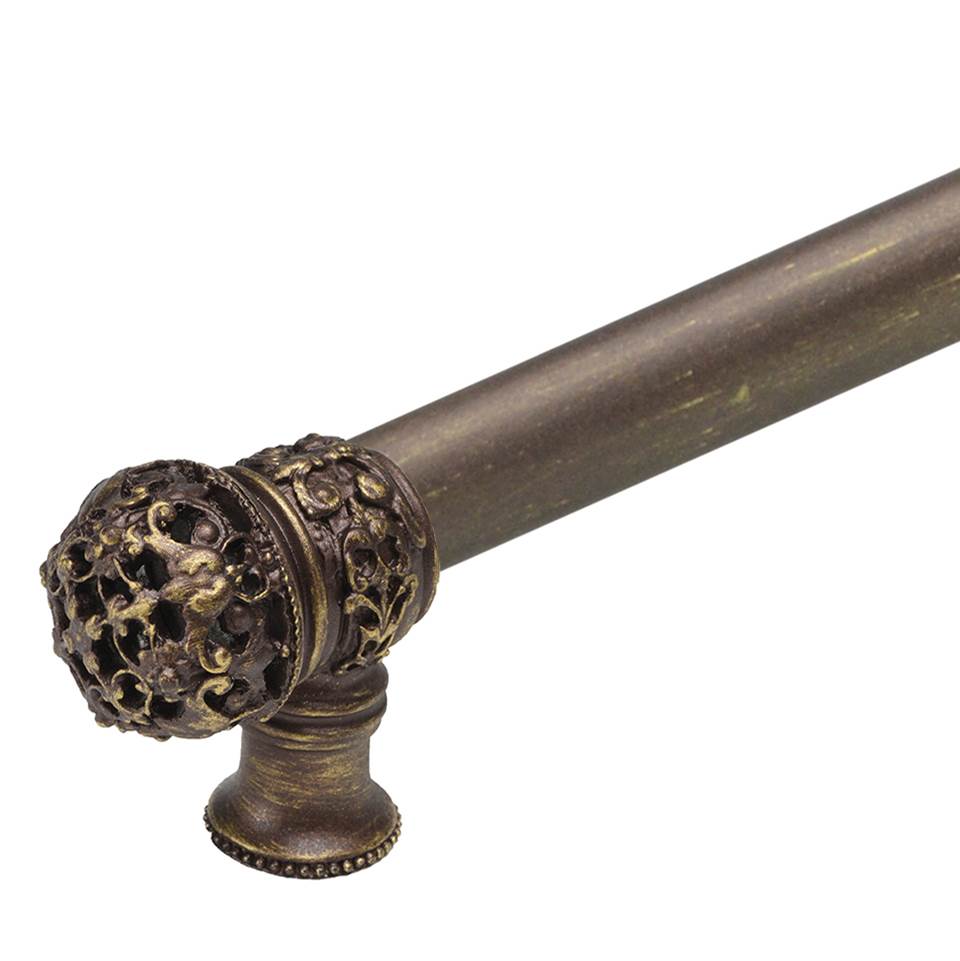 Juliane Grace 12'' O.C. Approx w/ 5/8'' Smooth Center Long Pull Small Finial w/ Center Brace