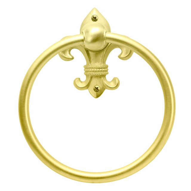 Carpe Diem Hardware - Charlemagne Full Towel Smooth Ring - Soft Gold