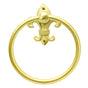 Carpe Diem Hardware - Charlemagne Full Towel Smooth Ring - Soft Gold