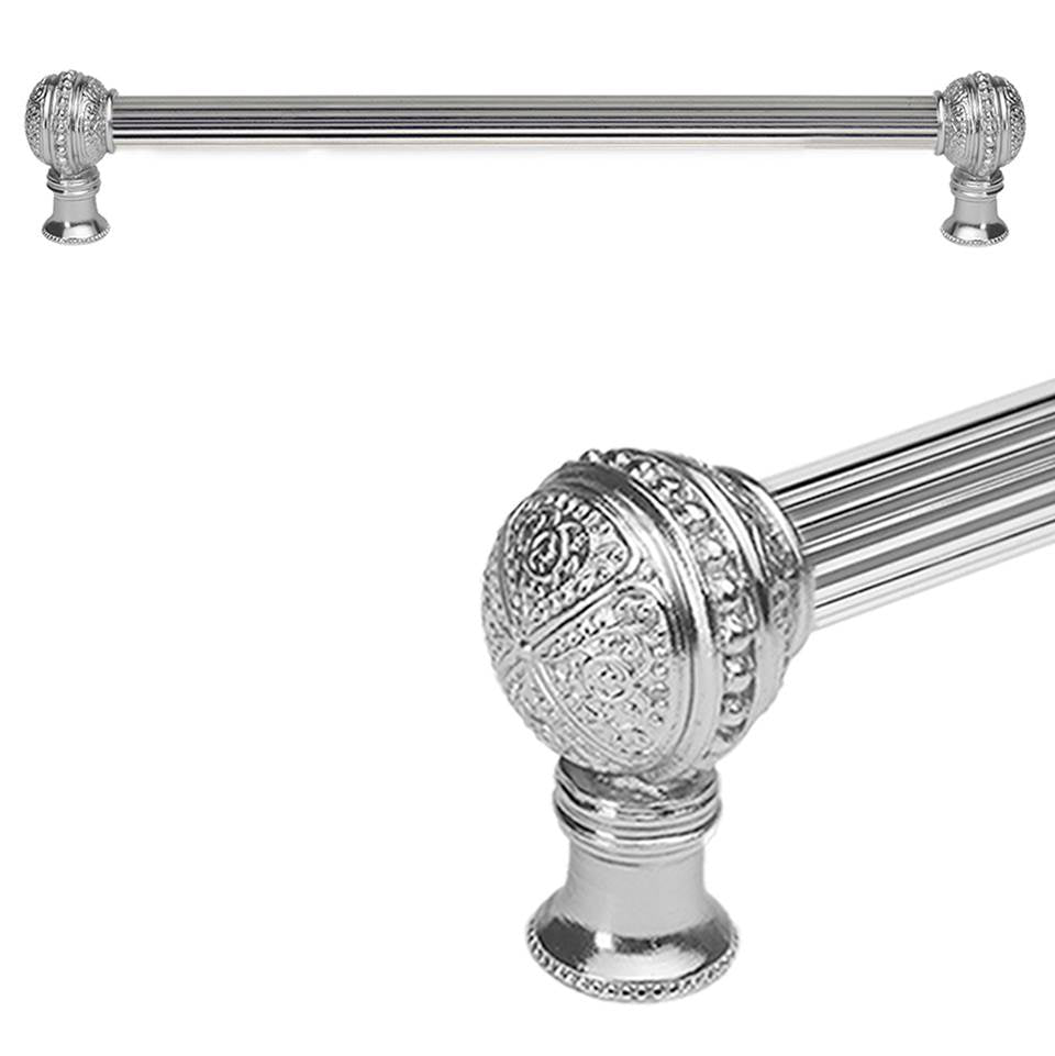 Carpe Diem Hardware - Millennium 12'' O.C. Approx W/ 5/8'' Reeded Center Long Pull - Platinum