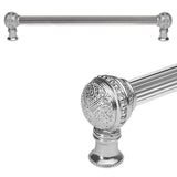 Carpe Diem Hardware - Millennium 12'' O.C. Approx W/ 5/8'' Reeded Center Long Pull - Platinum