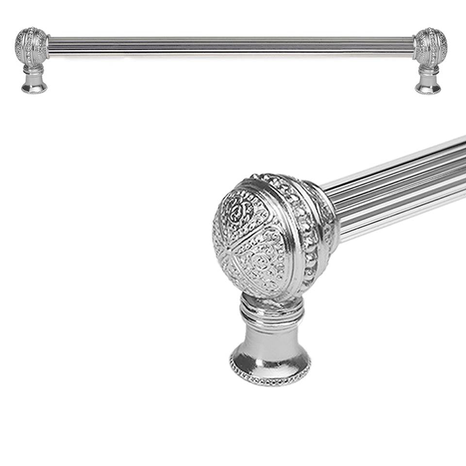Carpe Diem Hardware - Millennium 18'' O.C. Approx W/ 5/8'' Reeded Center Long Pull - Platinum