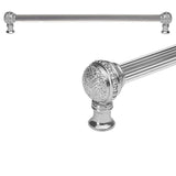 Carpe Diem Hardware - Millennium 22'' O.C. Approx W/ 5/8'' Reeded Center Long Pull - Platinum