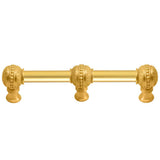 Carpe Diem Hardware - Millennium 6'' O.C. Approx W/ 5/8'' Smooth Center Long Pull W/ Center Brace - Gilded Mercury