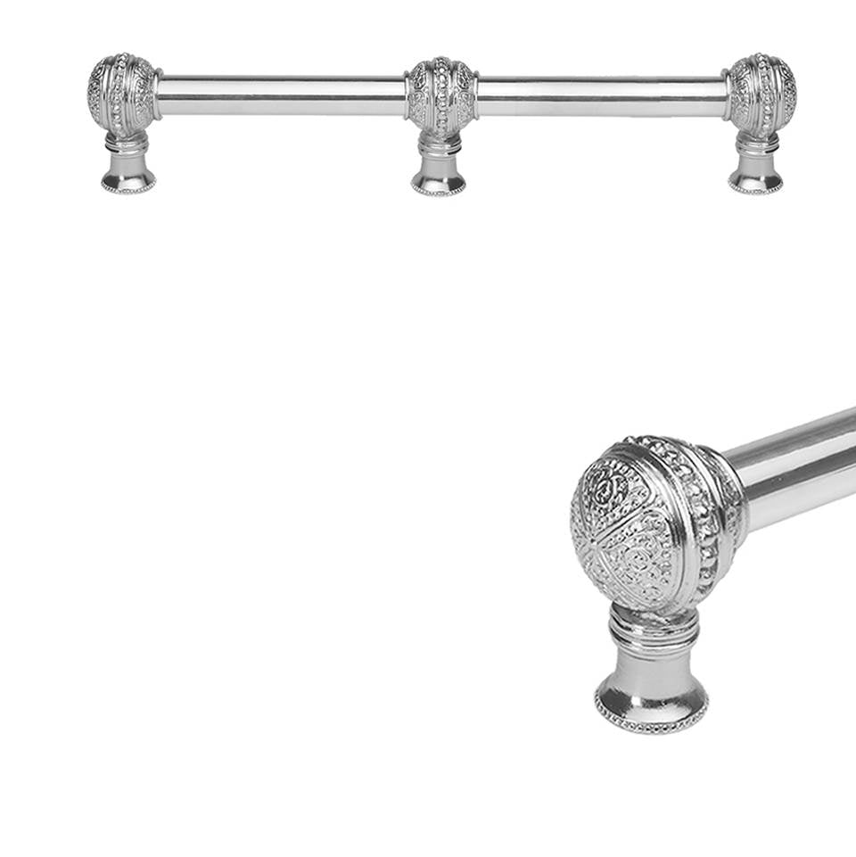 Carpe Diem Hardware - Millennium 9'' O.C. Approx W/ 5/8'' Smooth Center Long Pull W/ Center Brace - Platinum