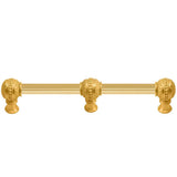 Carpe Diem Hardware - Millennium 9'' O.C. Approx W/ 5/8'' Reeded Center Long Pull W/ Center Brace - Gilded Mercury