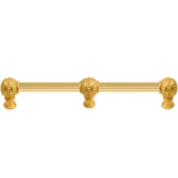 Carpe Diem Hardware - Millennium 18'' O.C. Approx W/ 5/8'' Reeded Center Long Pull W/ Center Brace - Gilded Mercury