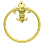 Carpe Diem Hardware - Charlemagne Full Towel Reeded Ring - Soft Gold