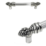 Carpe Diem Hardware - Bienvenue 6'' O.C. Approx W/ 5/8'' Reeded Center Long Pull - Chalice