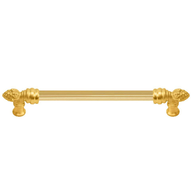 Carpe Diem Hardware - Bienvenue 9'' O.C. Approx w/ 5/8'' Reeded Center Long Pull - Antique Brass