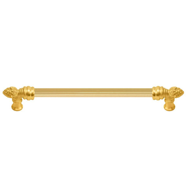 Carpe Diem Hardware - Bienvenue 12'' O.C. Approx w/ 5/8'' Reeded Center Long Pull - Antique Brass