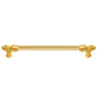 Carpe Diem Hardware - Bienvenue 12'' O.C. Approx w/ 5/8'' Reeded Center Long Pull - Antique Brass